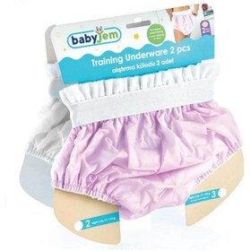 Resim BabyJem Alıştırma Külodu 2li Kutulu Pembe - Pembe / Beden 3 