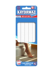 Resim ÖZTÜRKLERİNŞAAT Banyo Kaydırmaz Bant 10'lu 19 Mm X 20 Cm 