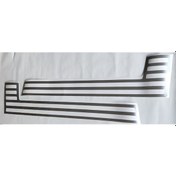 Resim Tümosan Klasik Kaporta Bahçe Taaktör Kaporta Motif Şerit 3 Silindir 4050 - 4055 - 5045 - 5545 