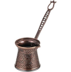 Resim Polochef Zamak 1 Kahve Cezvesi Bakır Renk 80 Ml. 1-2 Kişilik 