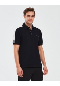 Resim Skechers Polo Shirt M Short Sleeve Erkek Siyah Tshirt S221047-001 
