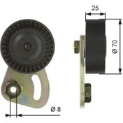 Resim Gates T39019 Alternator Gergi Bilyasi Pqg100210 Pqg100340 Pqg100340l 