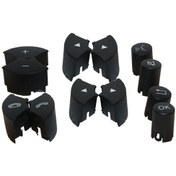 Resim Mercedes W204 X204 Direksiyon Tuş Takımı Set:12ad Siyah - Wender A2048701379p1 