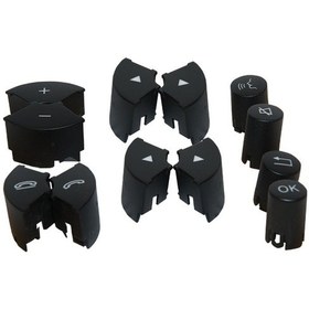 Resim Mercedes W204 X204 Direksiyon Tuş Takımı Set:12ad Siyah - Wender A2048701379p1 