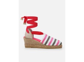 Resim Su Espadril Melody Pembe Kadın Dolgu Topuklu Espadril 