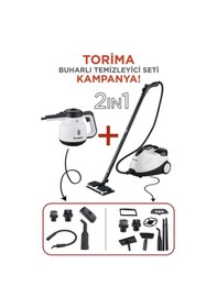 Resim Torima CB-902A - CB-08C Ek Aparatlı Çok Amaçlı Buharlı Temizleyici Set 