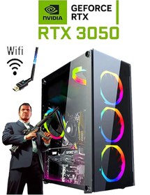 Resim DMC N326 (PUBG,GTA 5) Ryzen 5 5500 32gb Ram 512GB M.2,8GB RTX3050,Oyuncu Masaüstü Bilgisayarı 