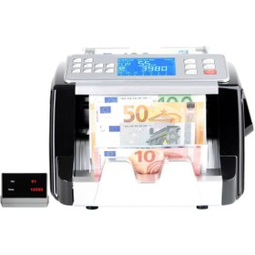 Resim Genel Markalar Plus Silver Schwarz Karışık Para Sayma Makinesi - TL ve Euro Karışık, Isd Pound Adet Sayım + Müş. Ekranı 