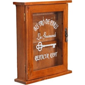 Resim Homyl Anahtar Kutusu Çiftlik Evi Tutucu Askı Ahşap Anahtarlık 