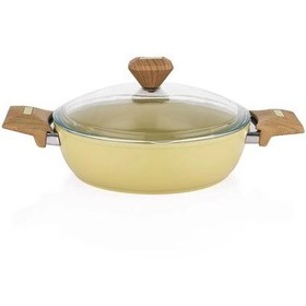 Resim Schafer Fiesta Seramik Basık Tencere 24 Cm-yeşil 