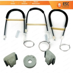 Resim Ford Mondeo MK4 BA7 2007-2015 4/5 Kapı İçin Ön Sol Cam Kriko Seti 