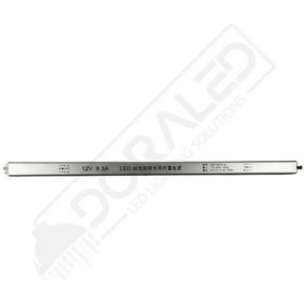 Resim Ultra Slim İnce Parmak Led Adaptör 12 Volt 8,3 Amper 100 Watt 35x2x2cm 