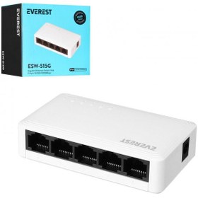Resim ETHERNET SWITCH HUB 5 PORT 10/100/1000MBPS GIGABIT EVEREST ESW-515G 