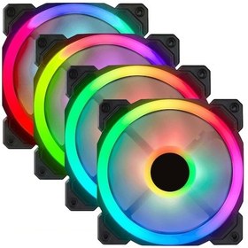 Resim Gameforce Rgb Kasa Fan Seti 4X120Mm Kumanda Ve Kontrolcü 