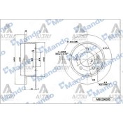 Resim Fren Dıskı Sonata 05-11 / Tucson 08-10 / Sportage 08-10 / Arka Düz 262-5 58411-39600 1 Adet 