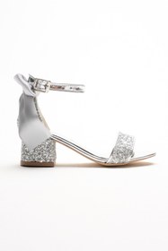 Resim SGF KIDS GÜMÜŞ CAMKIRIĞI ARKADAN FİYONKLU ÇOCUK AYAKABI 