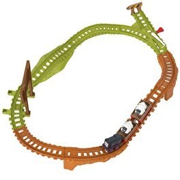 Resim Thomas ve Arkadaşları Plastic Push Along Trackset Diesels Adventure HXK03 