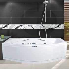 Resim Dikdörtgen Düz Küvet | Jakuzi | Gürpınar | Mod - 80x180 / Beyaz / 1 Kişilik 