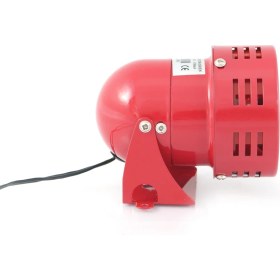 Resim Mesan Mini Motor Siren Metal 40W MS 190 Kırmızı 220VAC 