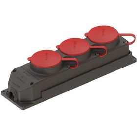 Resim 3x25a Kauçuk Üçlü Grup Priz 