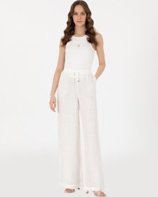 Resim Pierre Cardin Kadın Beyaz Pantolon Kanvas-chino 50301229-vr013 Beyaz 