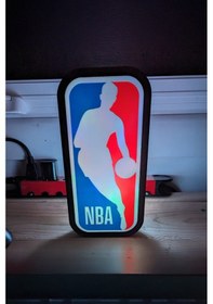 Resim Nba Logo Gece Lambası Çok Renkli 