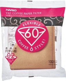 Resim V60 02 Dripper Filtresi Natürel 100 Adet S 