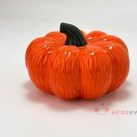 Resim Dekoratif Seramik Kabak Turuncu Büyük Boy 