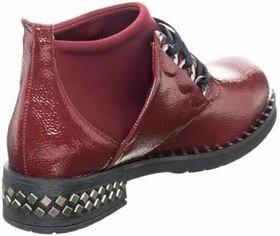 Resim K406-2 Bordo Üst Kalite Büyük Numara Kadın Botları 