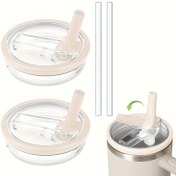 Resim 2 Paket 30oz Flip Pipetli Kapaklar - H2.0 FlowState Yalıtımlı Kupa Sızdırmaz Yedek, Yeşil Ok Tasarımı ile Yeniden Kullanılabilir Yalıtımlı Kupa Kapakları, Sızdırmaz Kupa|Modern Kupa Tasarımı|Dayanıklı Plastik Kapak, Yalıtımlı Kupa Kapakları 