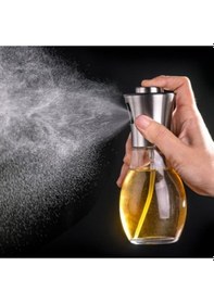 Resim Cam Püskürtmeli Sprey Yağdanlık Püskürtmeli Yağ Sirke Şişesi Sprey Püskürtücü 200 ML1 Adet 