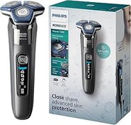 Resim Philips Norelco Tıraş Makinesi 7200, SenseIQ Teknolojisi ve Açılır Düzeltici ile Şarj Edilebilir Islak ve Kuru Elektrikli Tıraş Makinesi S7887/82 