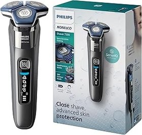 Resim Philips Norelco Tıraş Makinesi 7200, SenseIQ Teknolojisi ve Açılır Düzeltici ile Şarj Edilebilir Islak ve Kuru Elektrikli Tıraş Makinesi S7887/82 