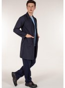 Resim Lacivert Erkek İş Önlük 