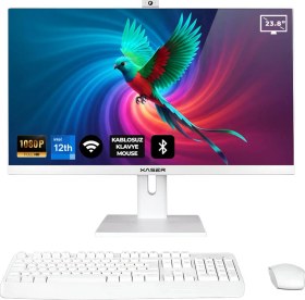 Resim Xaser XS154 i5-12400 8 GB 512 GB SSD 23.8" Free Dos AIO Masaüstü Bilgisayar 