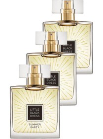 Resim Avon Little Black Dress Summer Party Kadın Parfüm Edp 50 Ml. Üçlü Set 