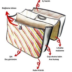 Resim Halı Heybe Motorsiklet Motosiklet Scoter Cg Cub 50X95Cm Tokalı 