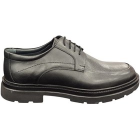 Resim Slope 048919m İç Dış Hakiki Dana Derisi Ortopedik Günlük Erkek Oxford Ayakkabı Siyah 