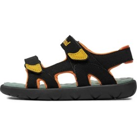 Resim Timberland Siyah Erkek Çocuk Sandalet TB0A43EAEDN1-PERKINS Row Backstrap 
