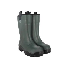 Resim Starline STL-9920M S4 Src Miflonlu Kısa Pu Antistatik Haki Çizme Çelik Burun 