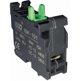 Resim Isk-101 Na Kontak Blokları Yeşil No Normalde Açık 