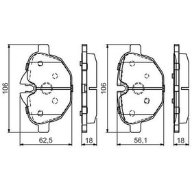 Resim VALEO 670385 Arka Balat Bmw 5 520D-523İ-525D-528İ-530D 10 F11 5 11 14 F25×3 11 F26 14 E89 09 