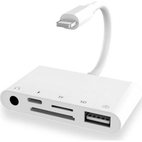 Resim 5in1 Lightning To Audio USB Kamera Okuyucu AL-32649 