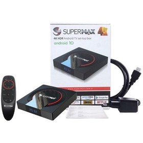 Resim Genel Markalar Android Tv Box - Smart Tv Box - Android Set-top Box - Smx 10 4k 