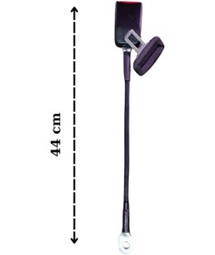 Resim Transit Bmc Tip Çelik Halatlı Emniyet Kemer Mekanizma 44 Cm + 1 Adet Erkek Klips İle Birlikte 