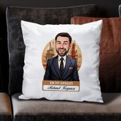 Resim Karikatürlü En Yakışıklı Erkek Avukat Yastık 