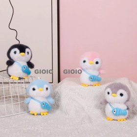 Resim Silver1 Bebek Makine Bebek Sevimli Karikatür Peluş Bebek Çanta Çekicilik Öğrenci Bebek Asılı Anahtar (Yurt Dışından) 