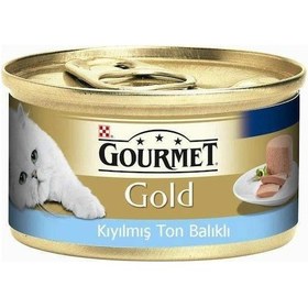 Resim Gourmet Gold Kıyılmış Ton Balıklı Konserve Yetişkin Kedi Maması 85 G 