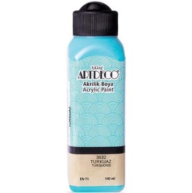 Resim Artdeco Akrilik Boya 140 ML Turkuaz 070R-3632 