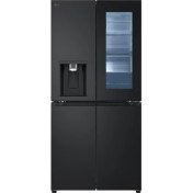 Resim LG GC-G22FFQYJ 508 Lt. E Enerji Gardırop No Frost Mat Siyah Buzdolabı 